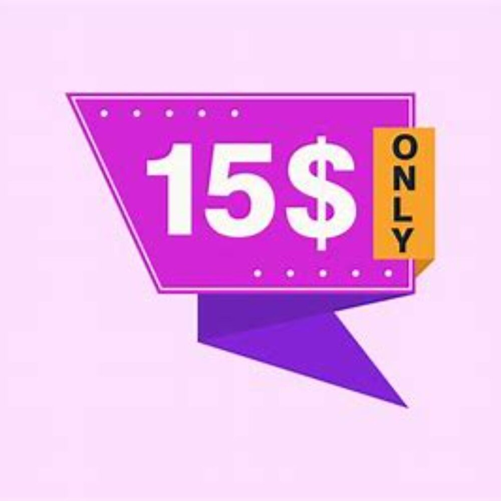 $15 Instant Sale - Assorted six styles